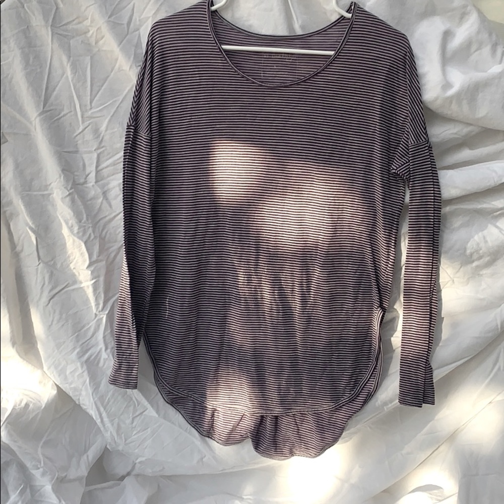 Free people striped tunic long sleeve